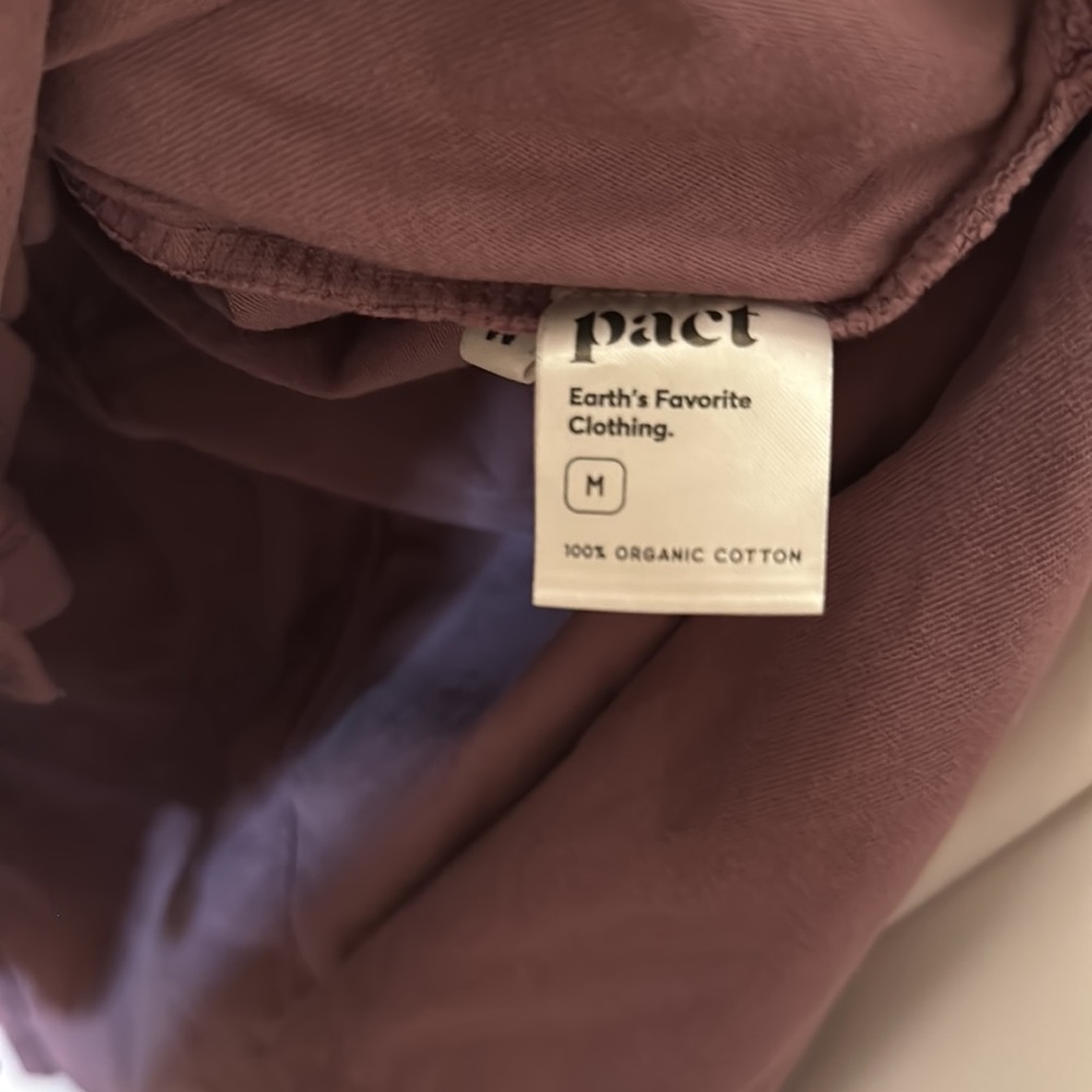 Pact Women's Sleeveless Pocket Tank - Dusty Plum - Picture 5 of 5